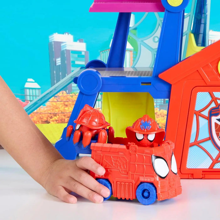 HASBRO Spidey Rescue Webs Webquarters