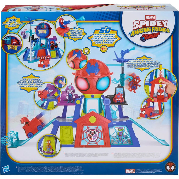 HASBRO Spidey Rescue Webs Webquarters
