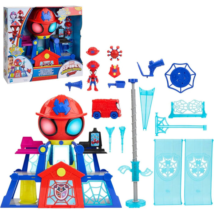 HASBRO Spidey Rescue Webs Webquarters