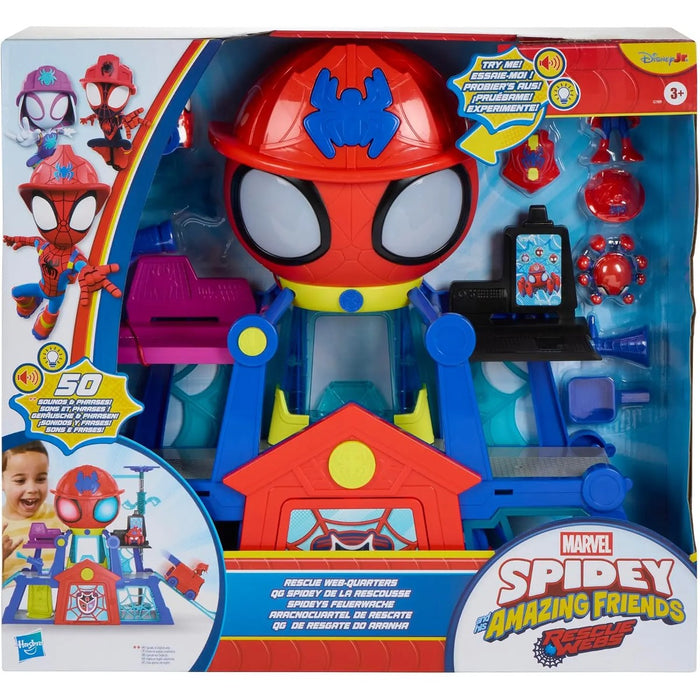 HASBRO Spidey Rescue Webs Webquarters