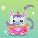 HASBRO Nano-Mals Meadowmist L'Unicorno Cucciolo Elettronico - G2210