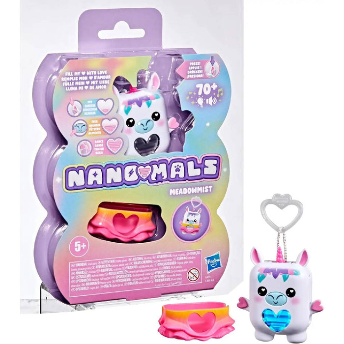 HASBRO Nano-Mals Meadowmist L'Unicorno Cucciolo Elettronico - G2210