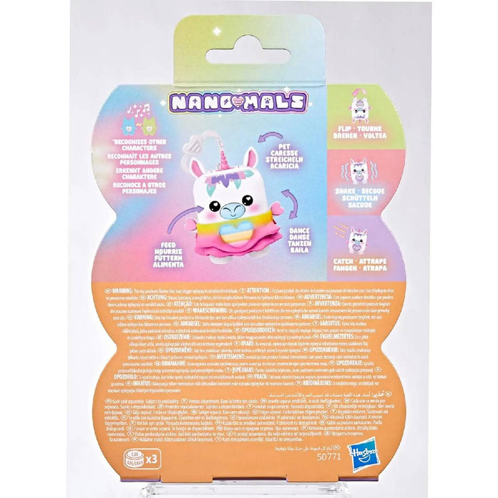 HASBRO Nano-Mals Meadowmist L'Unicorno Cucciolo Elettronico - G2210