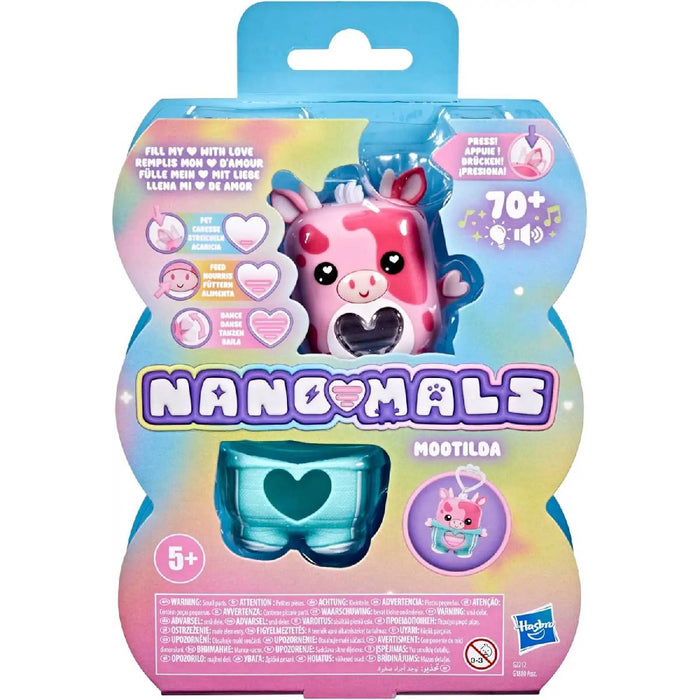 HASBRO Nano-Mals Mootilda La Mucca Rosa Giocattolo Elettronico - G2212