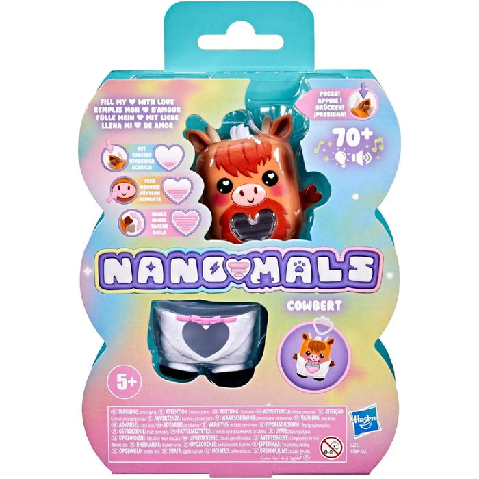 HASBRO Nano-Mals Cowbert La Mucca Highlander Giocattolo Elettronico - G2213