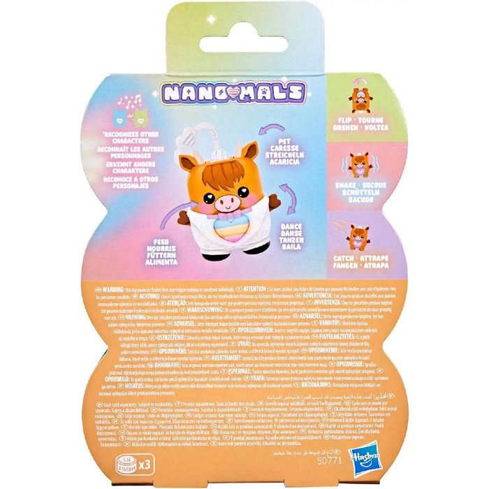 HASBRO Nano-Mals Cowbert La Mucca Highlander Giocattolo Elettronico - G2213