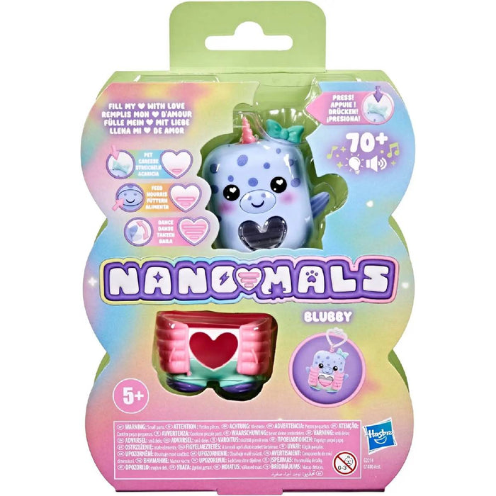 HASBRO Nano-Mals Blubby Il Narvalo Cucciolo Elettronico - G2214