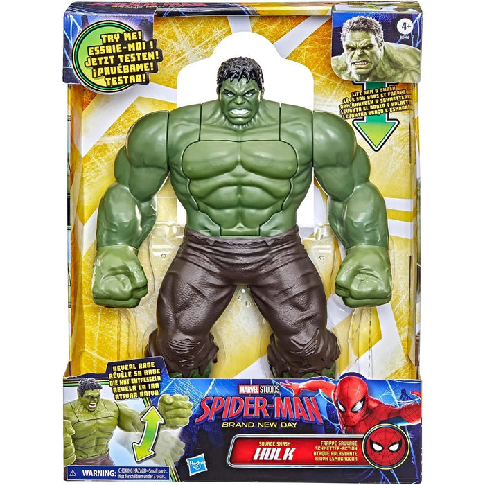 HASBRO Spiderman Savage Smash Hulk Cambia Faccia