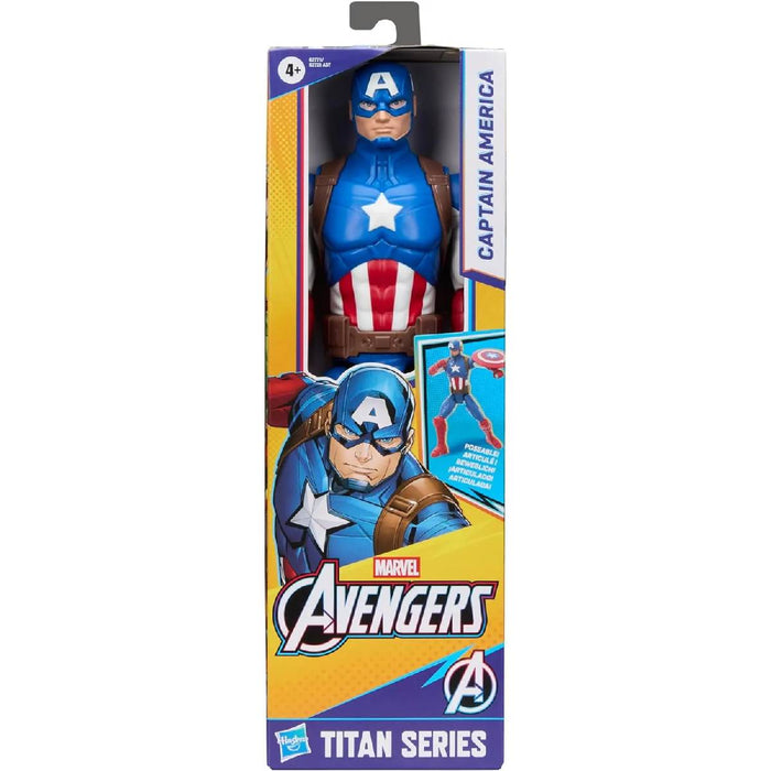 HASBRO Avengers Titan Hero Captain America Articolato - G27715X00