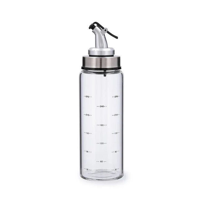 MERCURY Oliera Graduata In Vetro Trasparante 200 Ml Con Ugello Antigoccia