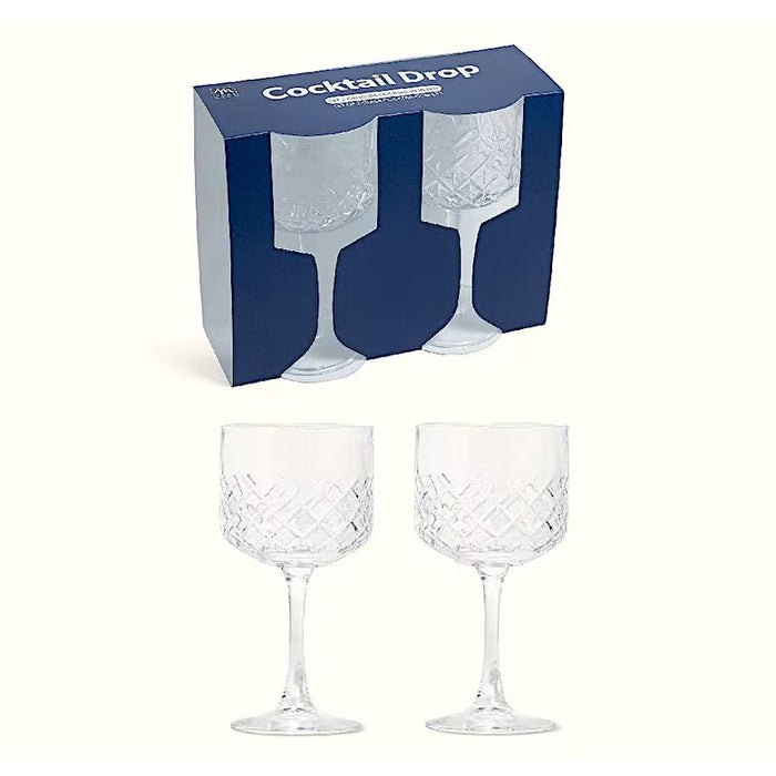 MERCURY Set Di Calici In Vetro Trasparente 500 Ml