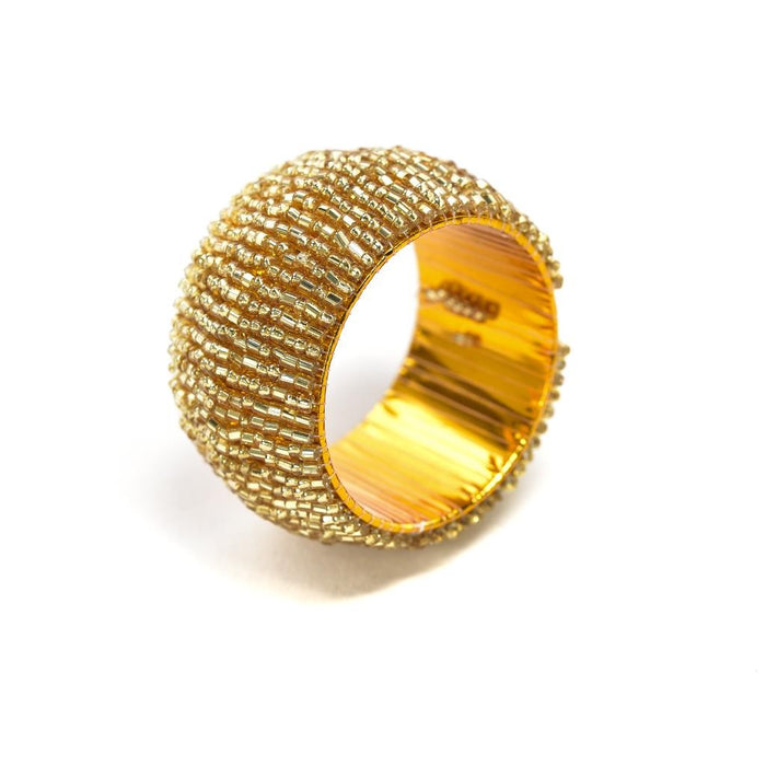 MERCURY Portatovaglioli In Perline Color Oro