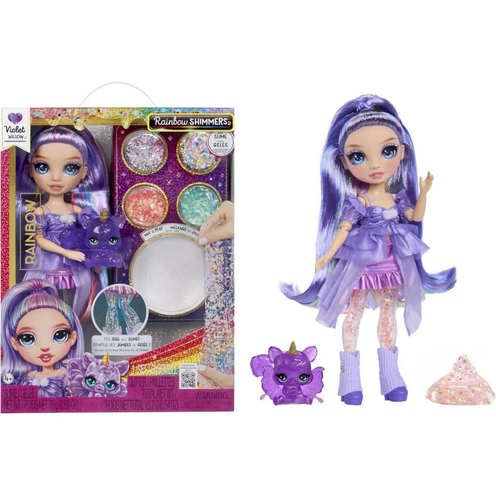 MGA Rainbow High Shimmers Con Slime Fashion Doll Violet Purple - 122425-EU