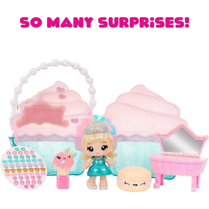 MGA Yummiland Beauty Bag Lip Gloss Doll Cupcake Beauty - 546733-EUC