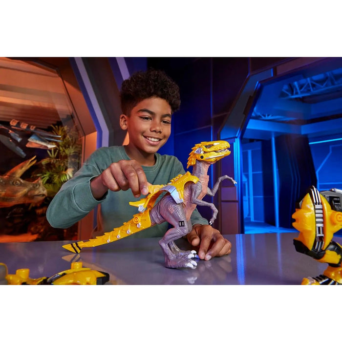 MGA Armosaurs Armor Up Yellow Raptor Blaze