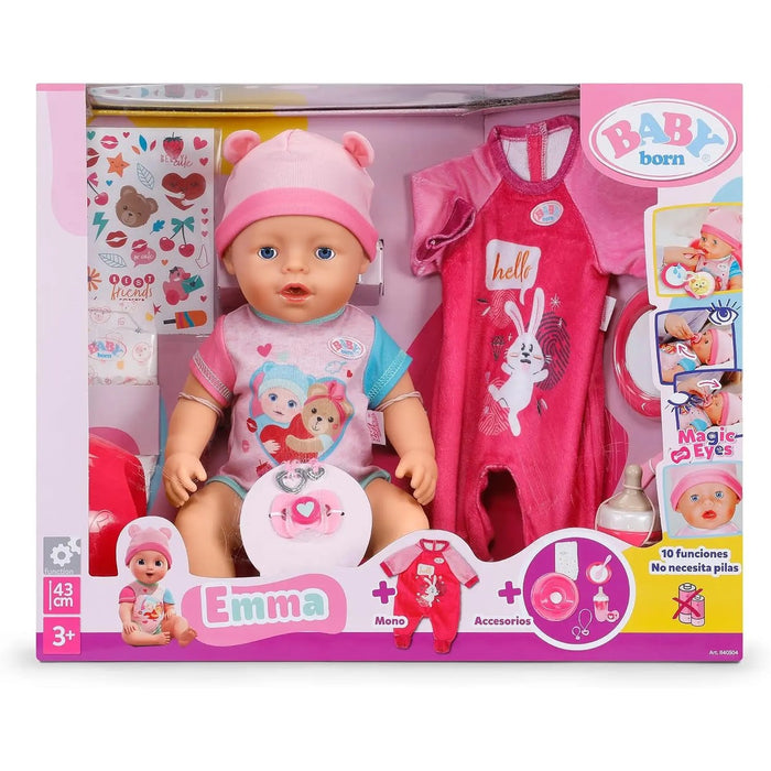 MGA Baby Born Emma Con Tutina 43 Cm
