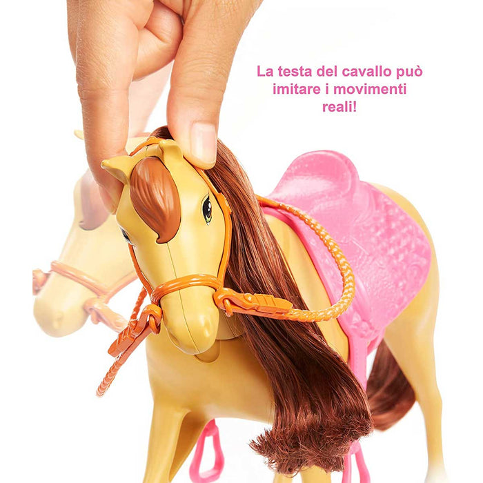 MATTEL Barbie E Chelsea Playset Con Bambole, Cavalli E Accessori, 3+ Anni - FXH15