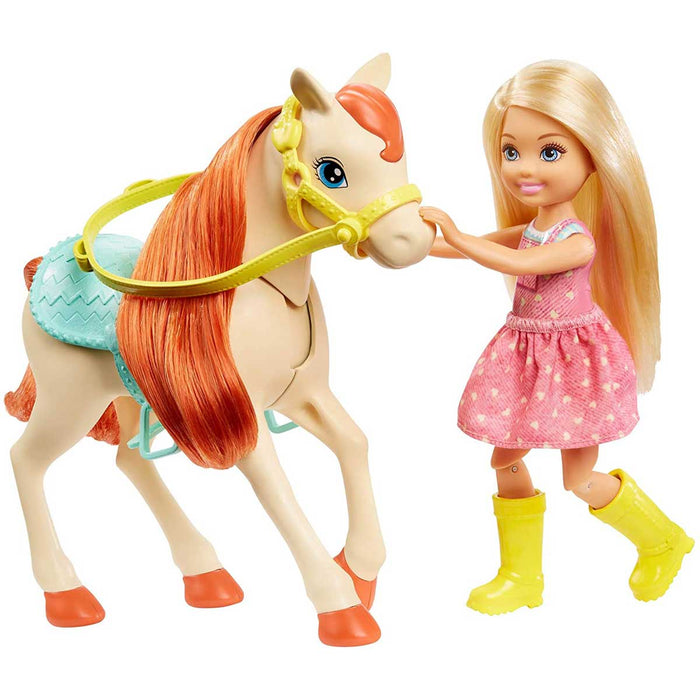 MATTEL Barbie E Chelsea Playset Con Bambole, Cavalli E Accessori, 3+ Anni - FXH15
