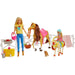 MATTEL Barbie E Chelsea Playset Con Bambole, Cavalli E Accessori, 3+ Anni - FXH15