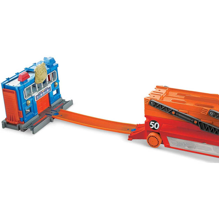 MATTEL Hot Wheels Mega Trasportatore, Camion Per Veicoli, Giocattolo 3+ Anni - GHR48