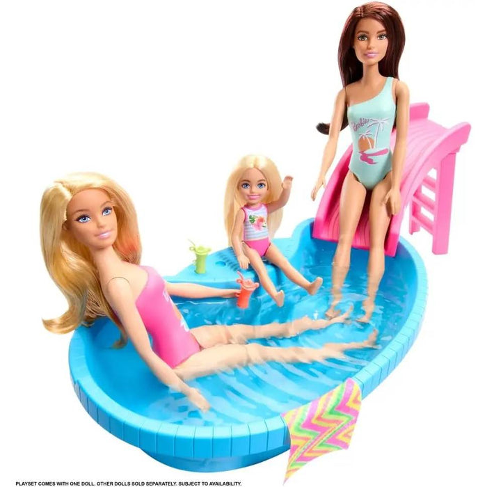 MATTEL Barbie Bambola Con Piscina - HRJ74