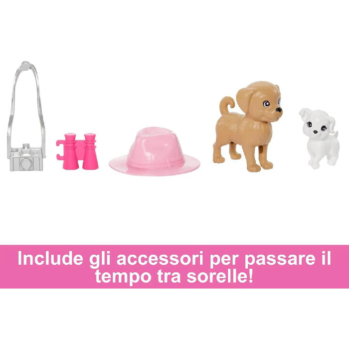 MATTEL Barbie E Stacie Con Cuccioli - HRM09