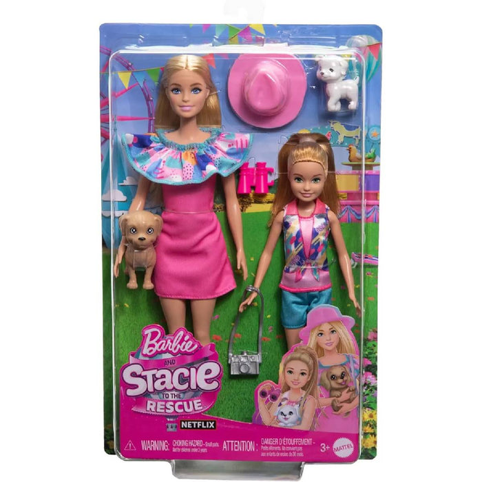 MATTEL Barbie E Stacie Con Cuccioli - HRM09