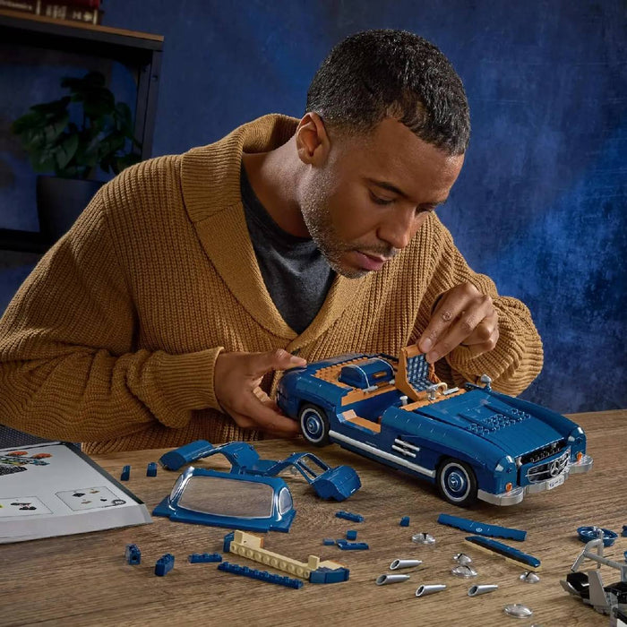 MATTEL Brick Shop Hot Weels Premium Mercedes Benz 300 Sl - HWW25