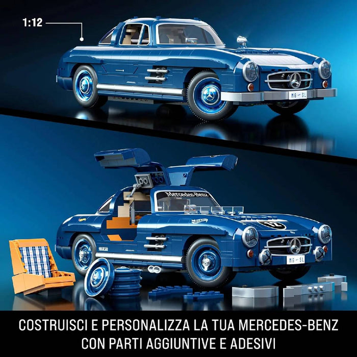 MATTEL Brick Shop Hot Weels Premium Mercedes Benz 300 Sl - HWW25