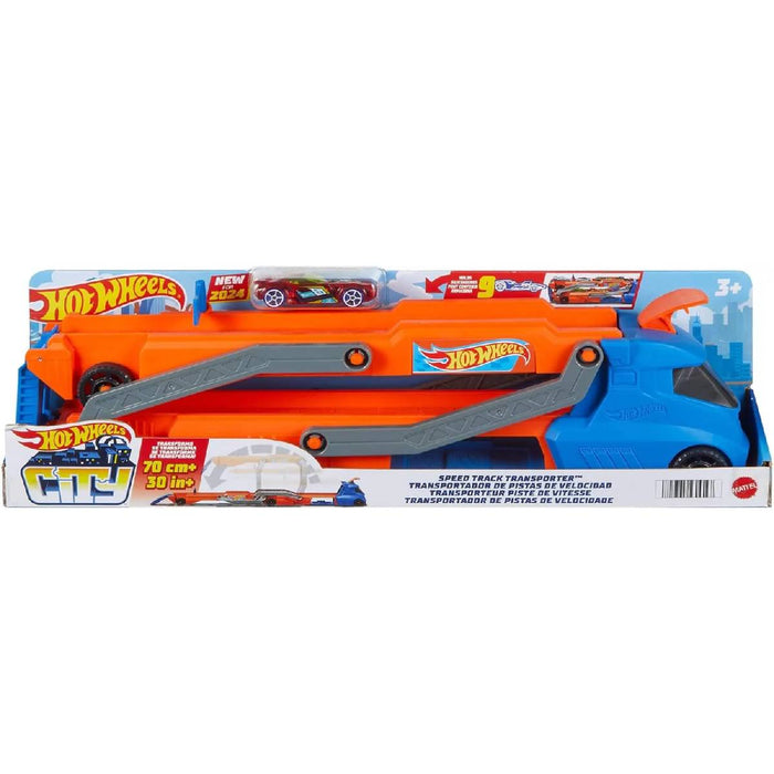 MATTEL Hot Wheels Trasportatore Con Pista Super Velocità - HYT83