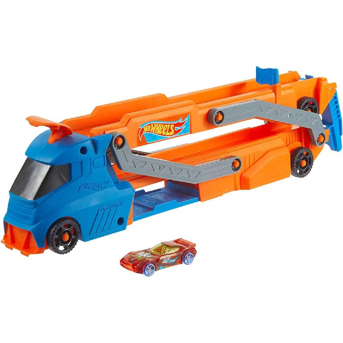 MATTEL Hot Wheels Trasportatore Con Pista Super Velocità - HYT83