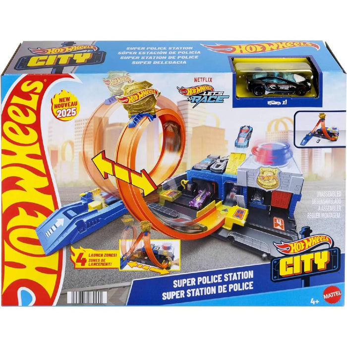 MATTEL Hot Wheels Super Stazione Di Polizia - JBM71