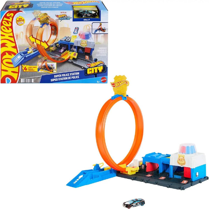 MATTEL Hot Wheels Super Stazione Di Polizia - JBM71