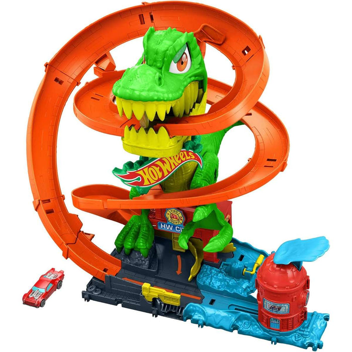 MATTEL Hot Wheels City T-Rex Battaglia Infuocata - JBM73