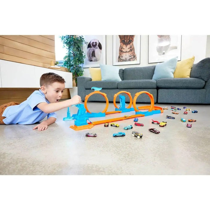 MATTEL Hot Wheels Pista Triplo Loop