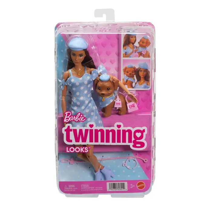 MATTEL Barbie Cuccioli A Passeggio Azzurra - JFP38