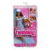 MATTEL Barbie Cuccioli A Passeggio Azzurra - JFP38