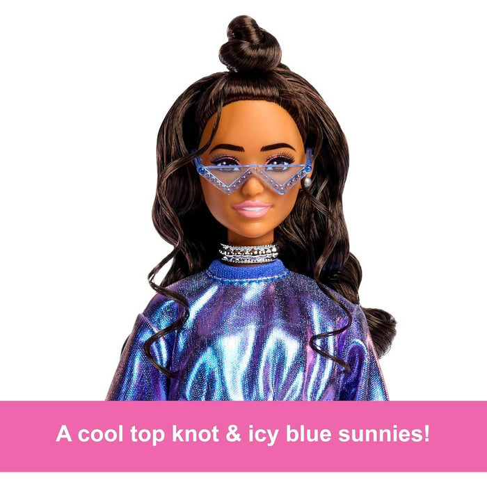 MATTEL Barbie Deluxe Style Blu Metallizzato - JFP42