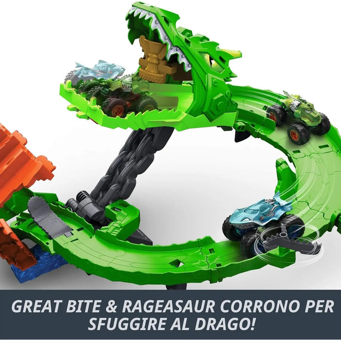 MATTEL Hot Wheels Monster Trucks Demolizione Del Drago