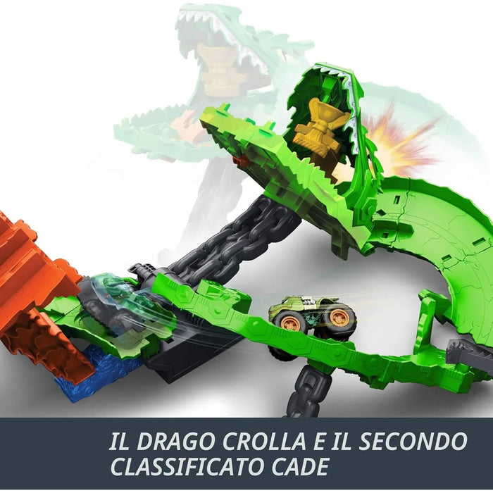 MATTEL Hot Wheels Monster Trucks Demolizione Del Drago