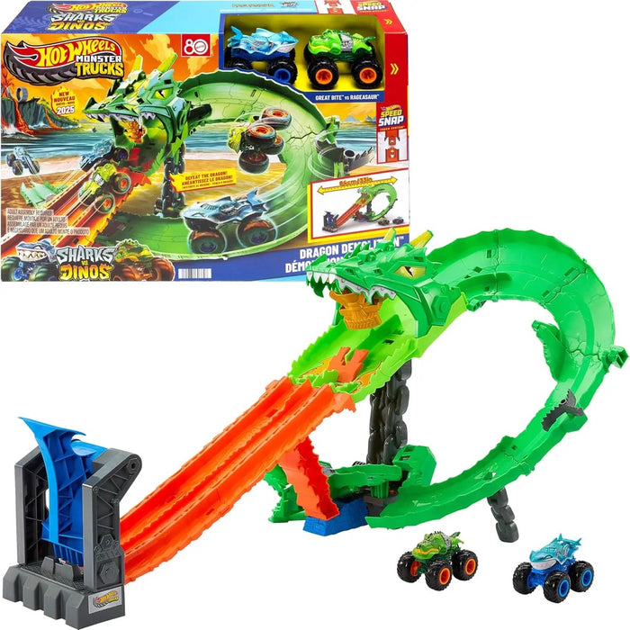 MATTEL Hot Wheels Monster Trucks Demolizione Del Drago