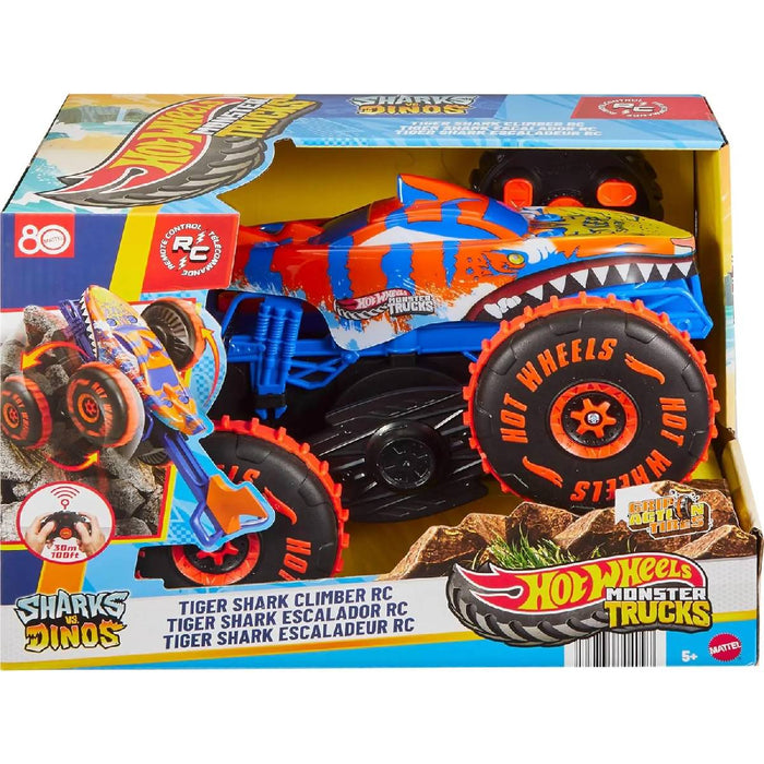 MATTEL Hot Wheels Monster Trucks Tiger Shark Super Scalatore Rc - JFR39