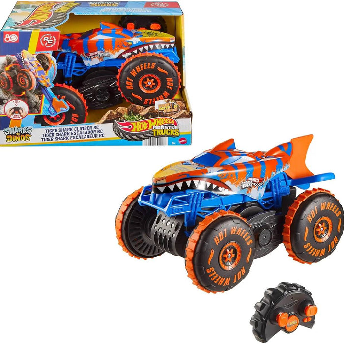 MATTEL Hot Wheels Monster Trucks Tiger Shark Super Scalatore Rc - JFR39