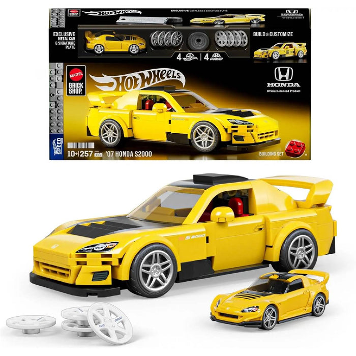 MATTEL Brick Shop Hot Weels Speed Honda S2000 - JFR88