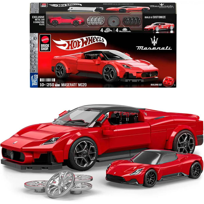 MATTEL Brick Shop Hot Wheels Maserati Mc20 Serie Speed - JFR90