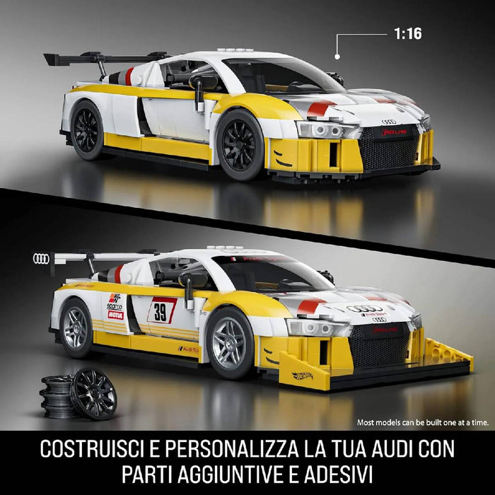 MATTEL Brick Shop Hot Wheels Audi R8 Lms Serie Elite - JFT18