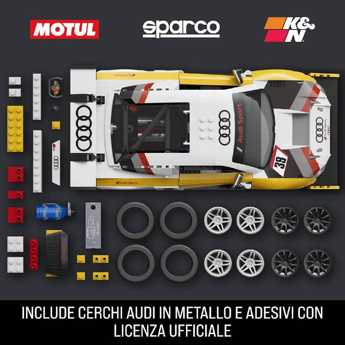 MATTEL Brick Shop Hot Wheels Audi R8 Lms Serie Elite - JFT18