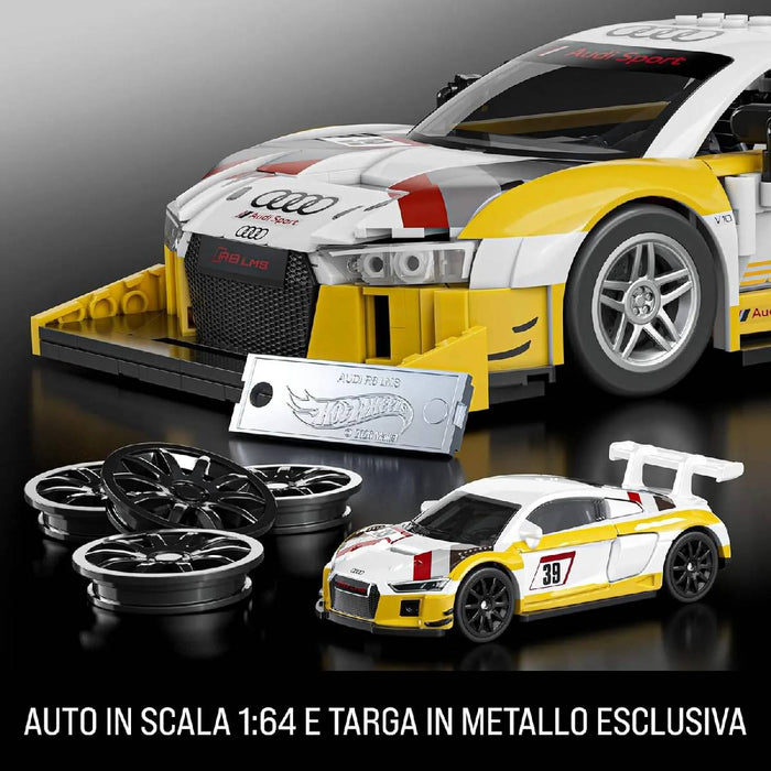 MATTEL Brick Shop Hot Wheels Audi R8 Lms Serie Elite - JFT18