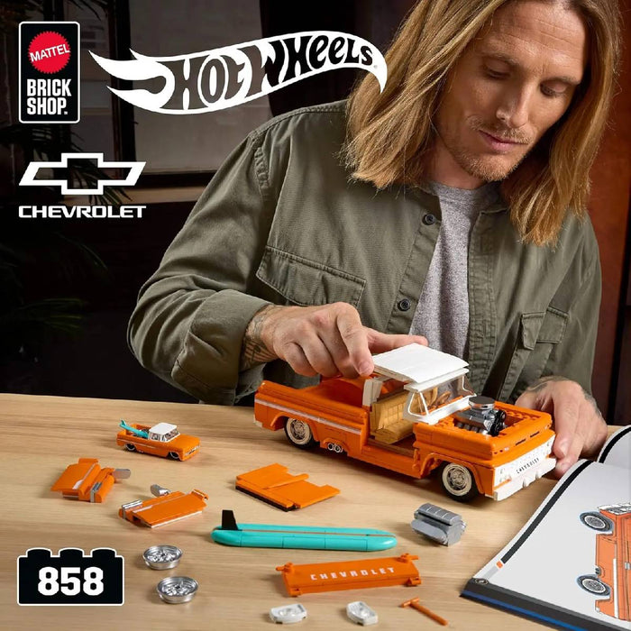 MATTEL Brick Shop Hot Weels Elite Chevy Pickup 62 - JFT20
