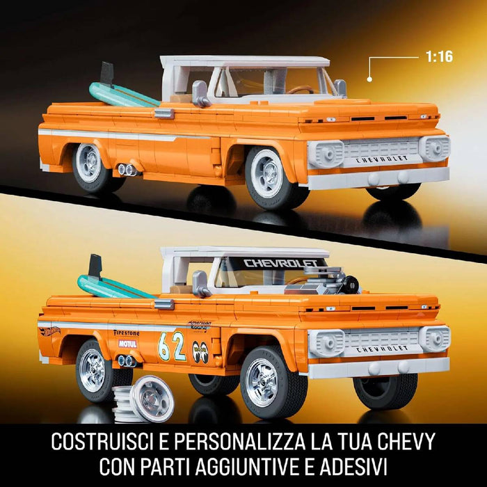 MATTEL Brick Shop Hot Weels Elite Chevy Pickup 62 - JFT20
